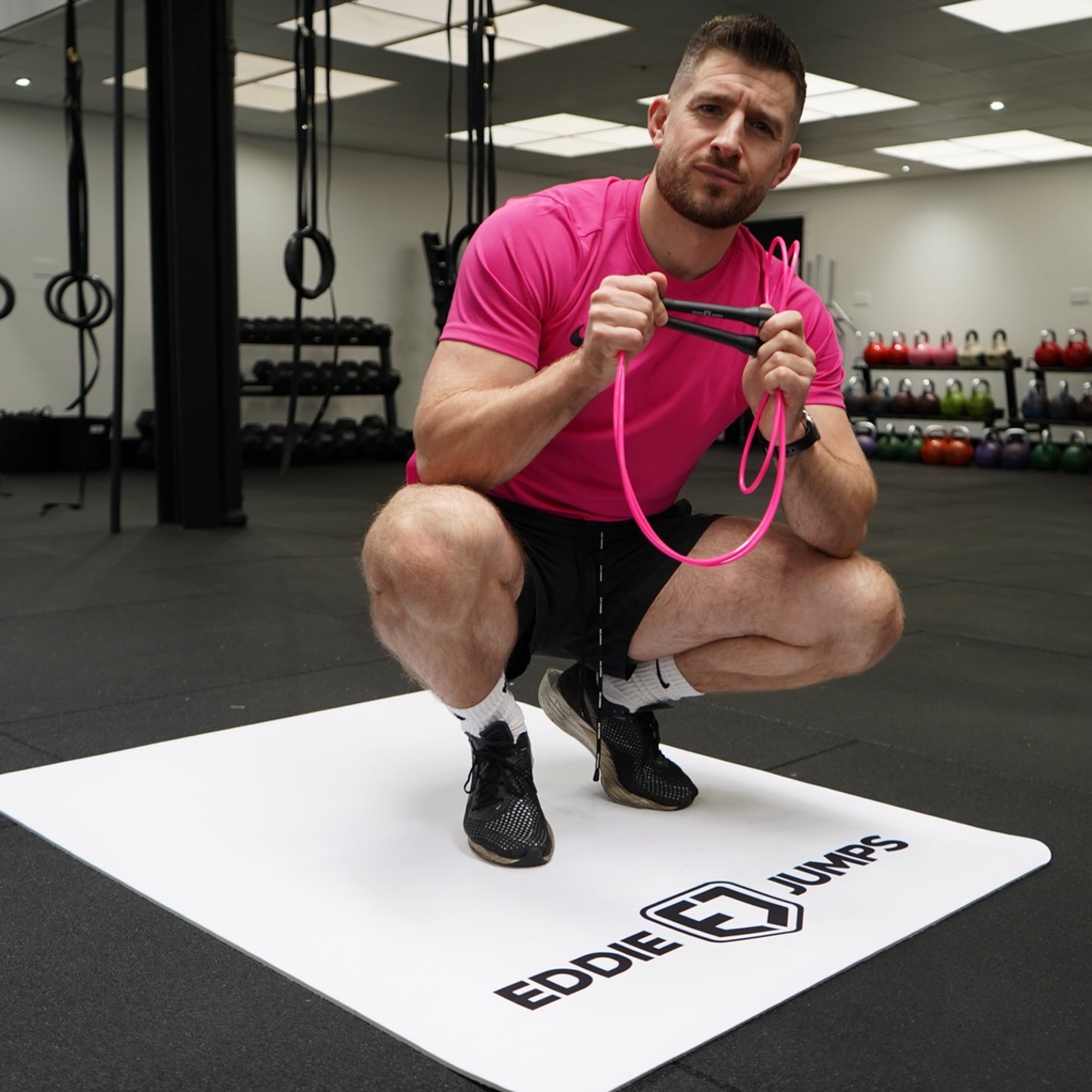 EJ NEON PINK PVC SPEED JUMP ROPE