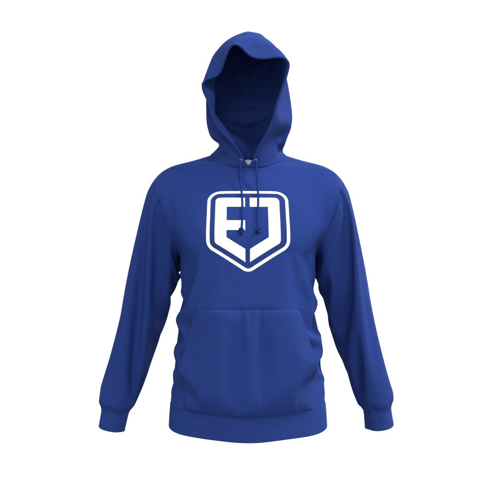 EDDIE JUMPS TRUE BLUE HOODIE