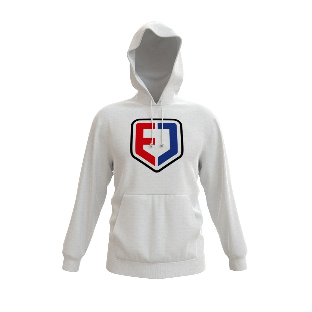 EDDIE JUMPS PURE WHITE CLASSIC HOODIE
