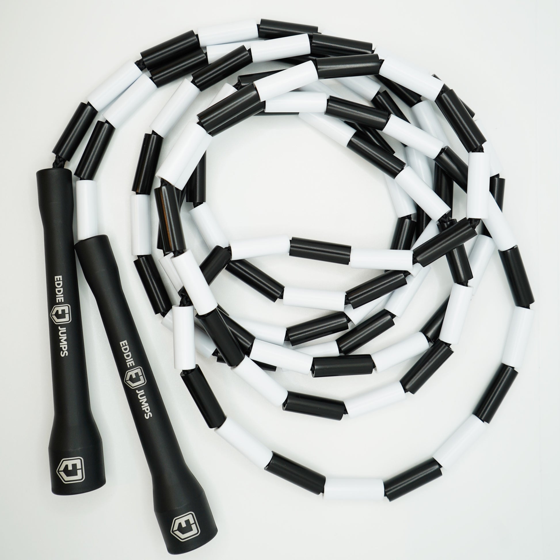 EJ STORM RIDER BLACK & WHITE BEADED JUMP ROPE