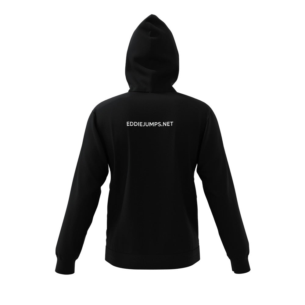 EDDIE JUMPS SUPER BLACK HOODIE