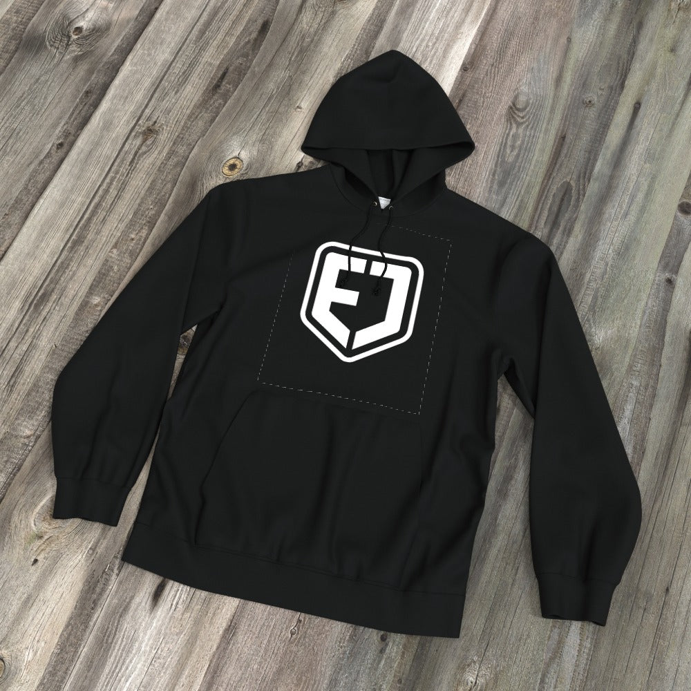 EDDIE JUMPS SUPER BLACK HOODIE