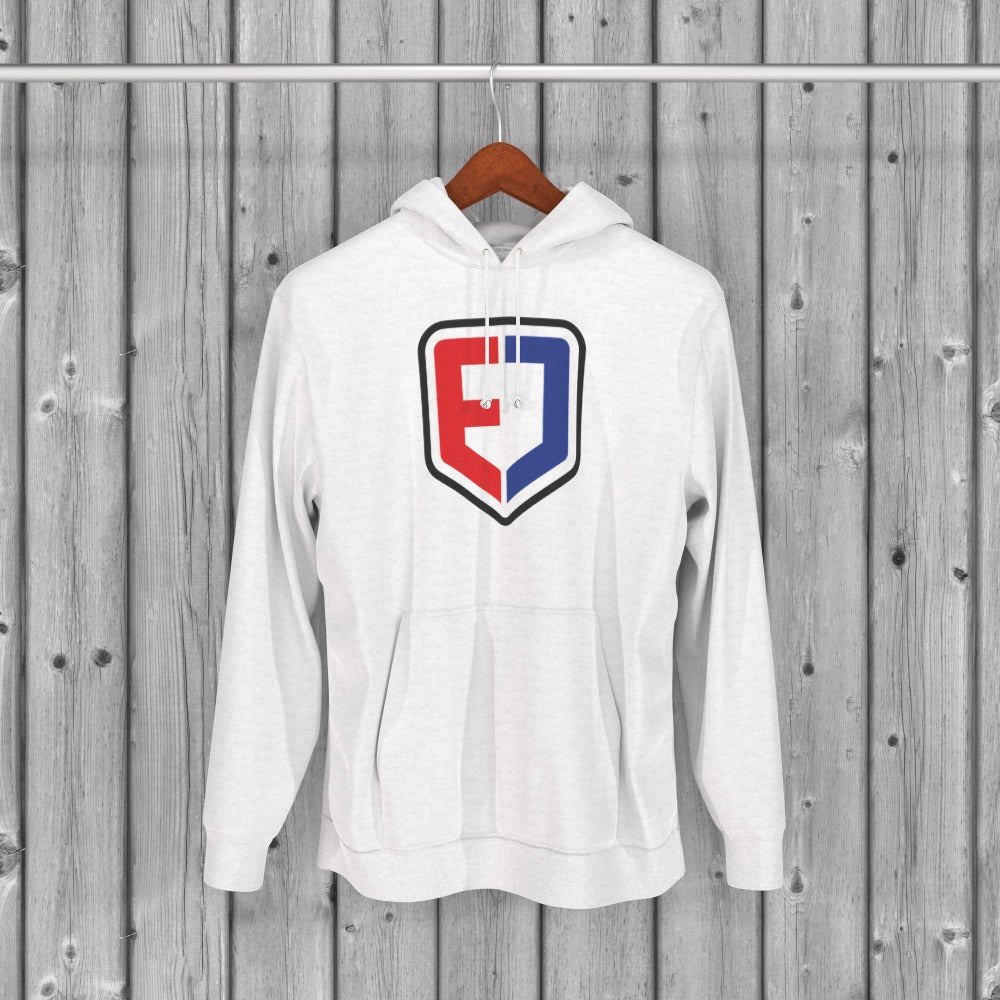 EDDIE JUMPS PURE WHITE CLASSIC HOODIE