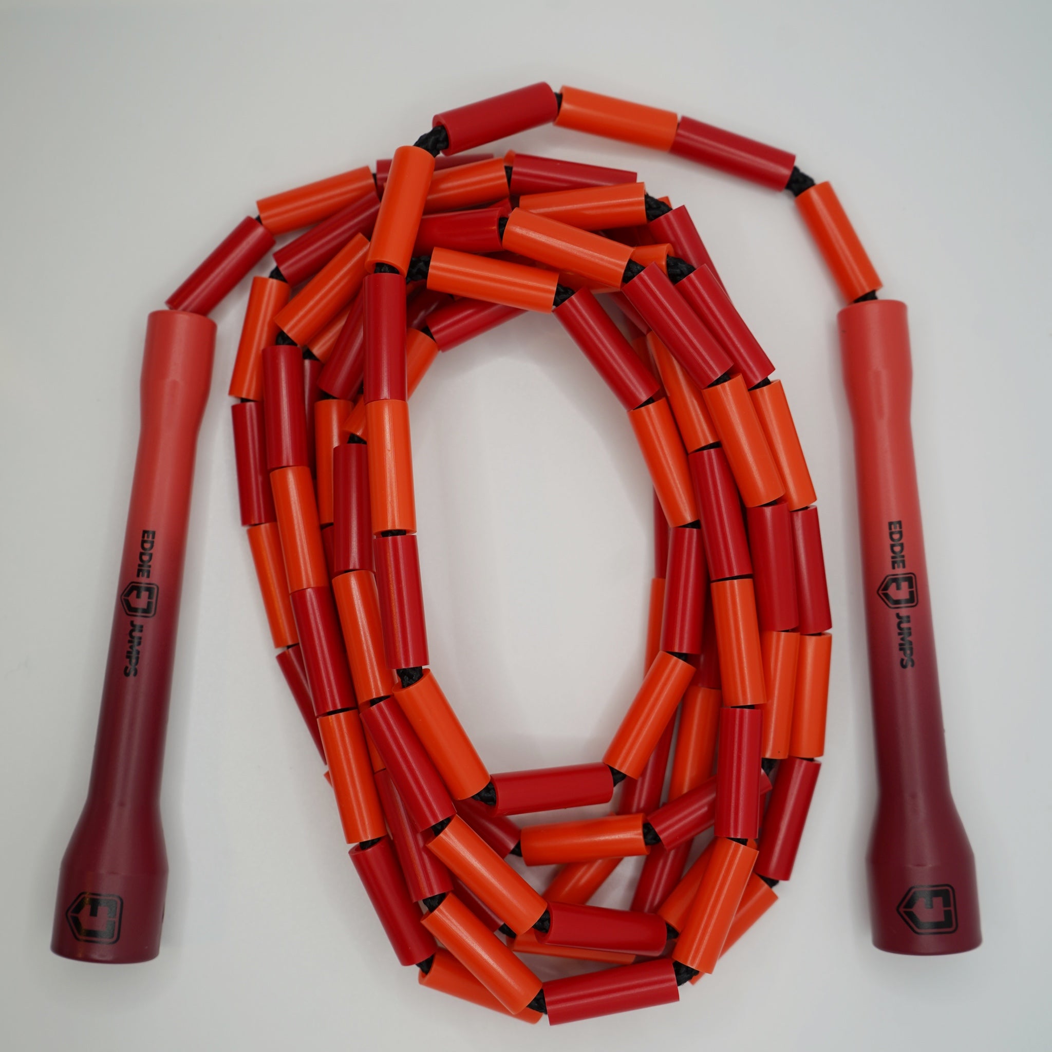 EJ FIRESTORM RED & ORANGE BEADED JUMP ROPE