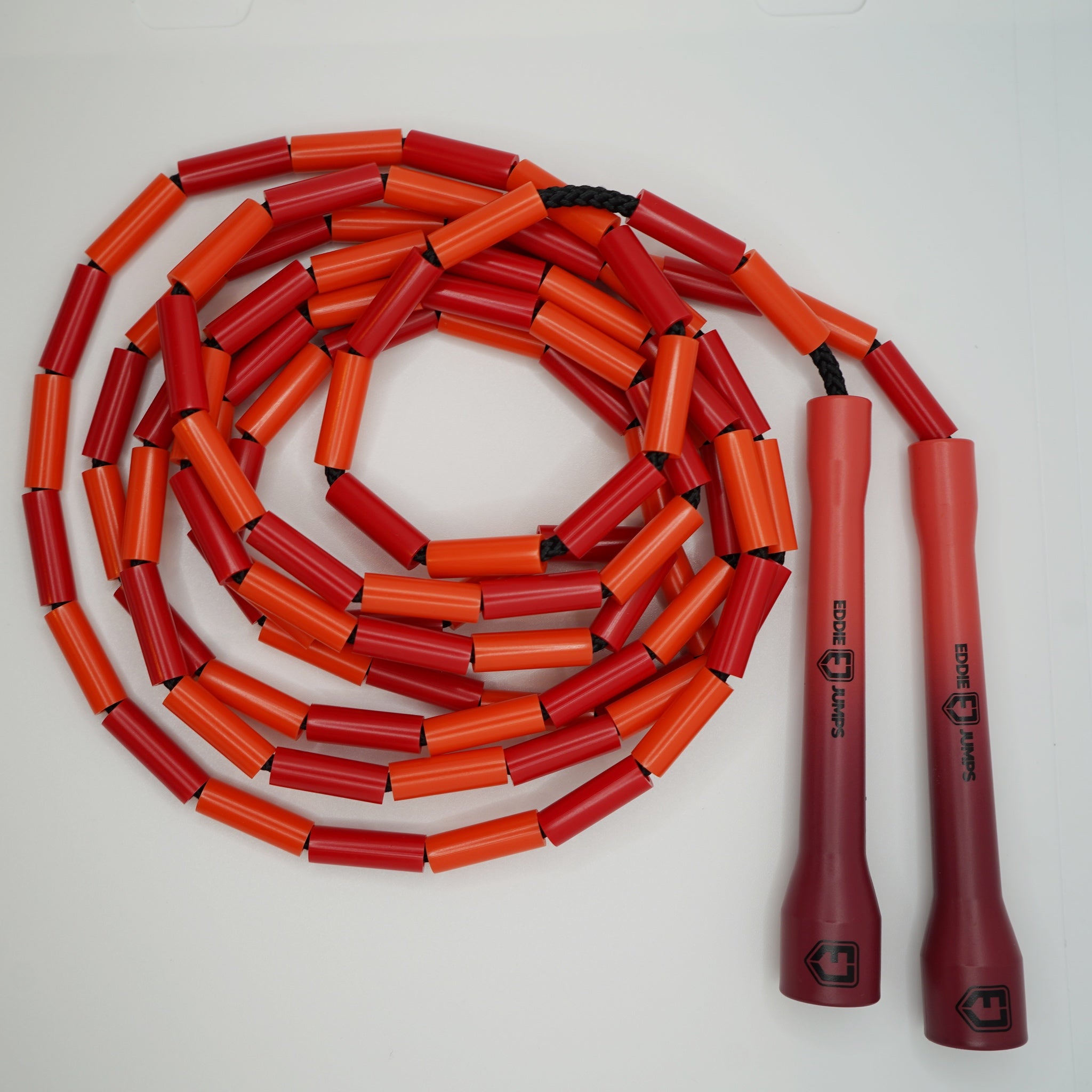 EJ FIRESTORM RED & ORANGE BEADED JUMP ROPE