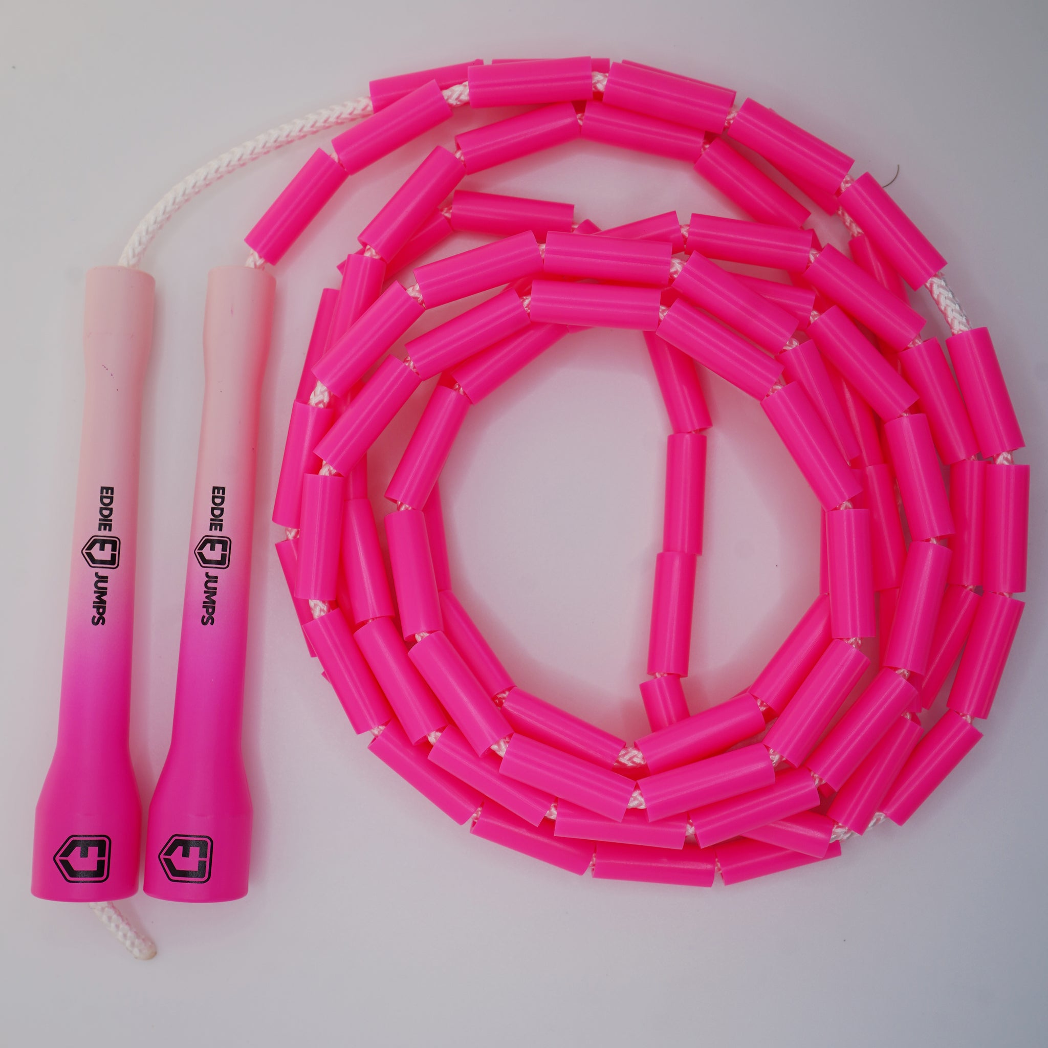 Pink Spring Rope EJ FRESH PINK BEADED JUMP ROPE – Eddie Jumps